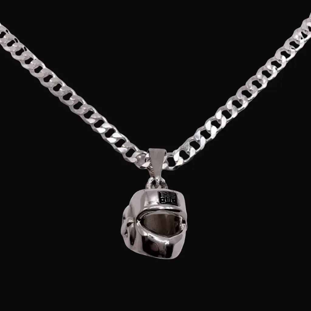 Careta Plata (Dije y Cadena)