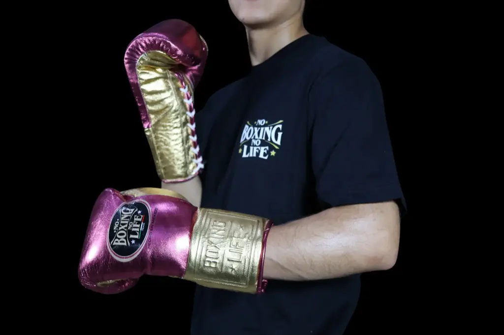 Boxing Gloves Rose & Gold