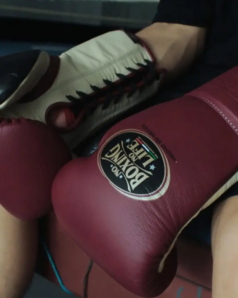 Boxing Gloves Merlot Cream