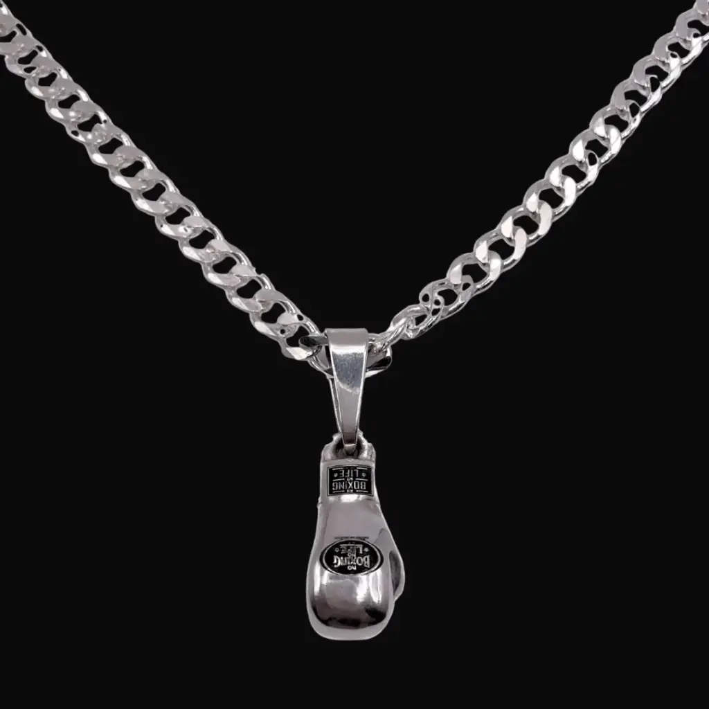 Silver Glove (Pendant and Chain)