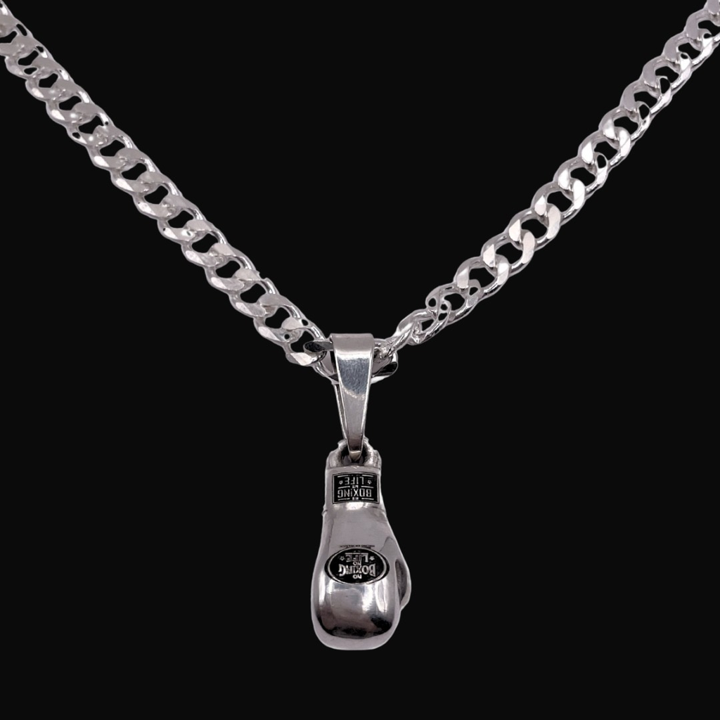 Silver Glove (Pendant and Chain)