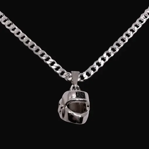 Careta Plata (Dije y Cadena)