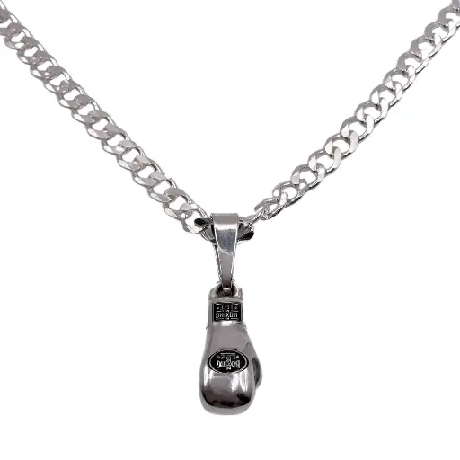 Silver Glove (Pendant and Chain)