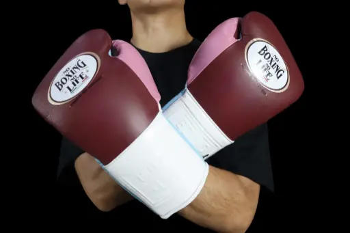 Boxing Gloves Burgundy Blush