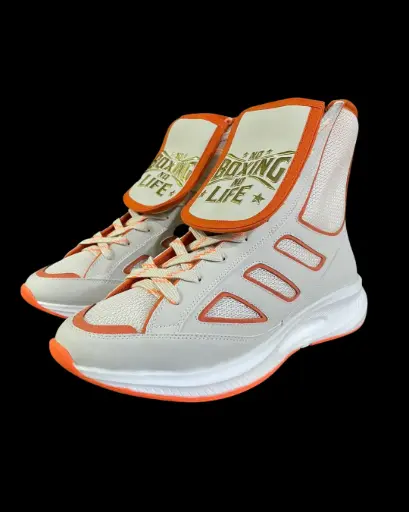 Boxing Shoes - FORCE Ivory Orange