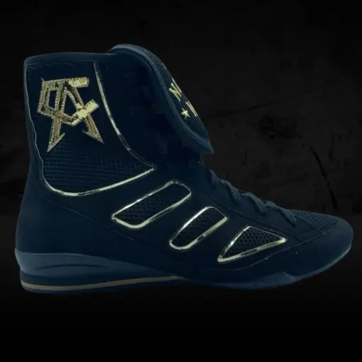Canelo- Boxing Shoes - Black & Gold